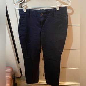 J crew navy work pants